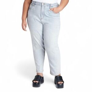 2/$30 Wild Fable Jeans Sz 22 Light Wash High Rise 100% Recycled Cotton Casual